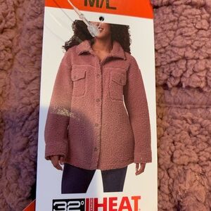 NEW 32 DEGREES HEAT PINK LADIES' COZY SHIRT SZ M/L, XL/XXL